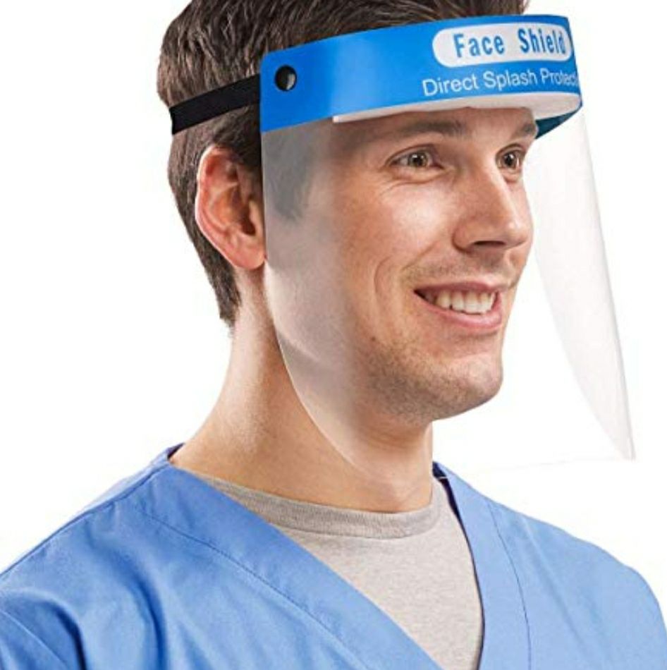 visiere facciali paraschizzi mediche
